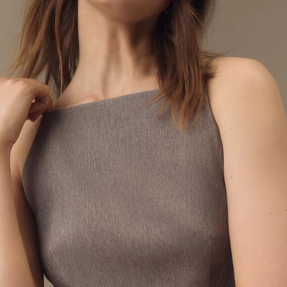 Anthropologie Gray Mini Dress - Picture 4 of 4
